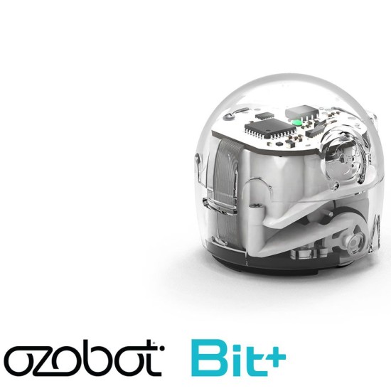 Robot inteligent Ozobot BIT , Bluetooth Starter Kit Alb